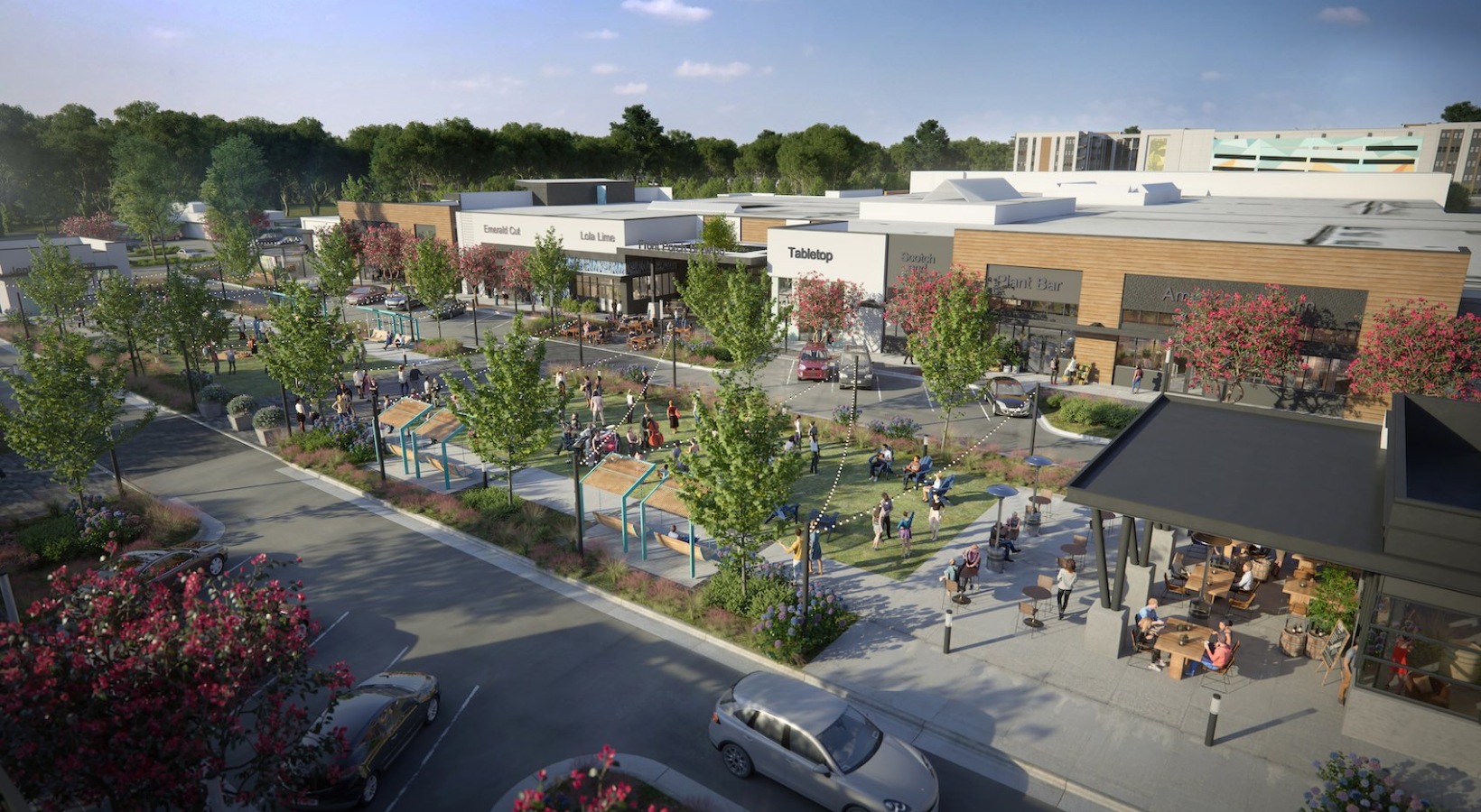 University Place Storefront Rendering